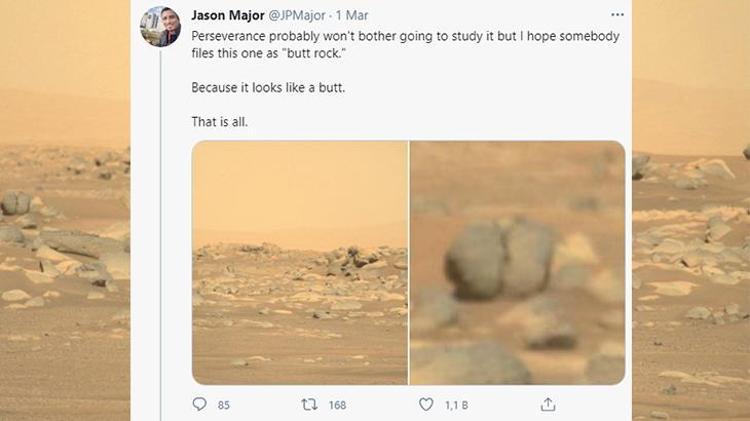 Curiosity'nin Selfie'si