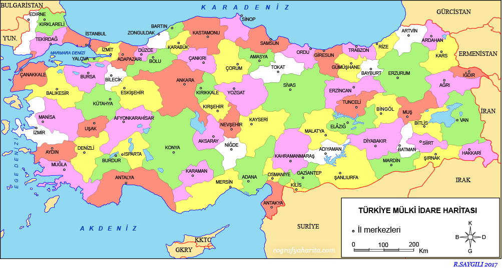 Türkiye Siyasi Haritası