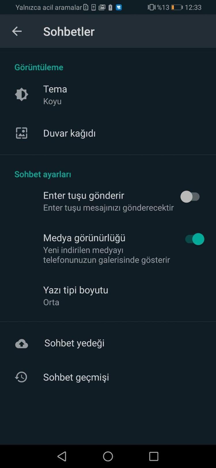 WhatsApp'a Karanlık Mod Geldi!