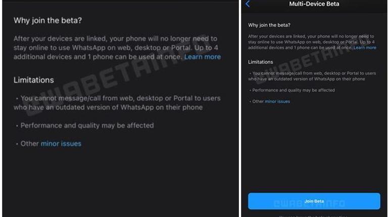 WhatsApp'ın Çoklu Cihaz Desteği Hakkında Yeni Gelişmeler