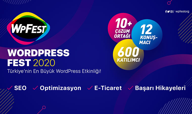 WPFest 2020: Türkiye'nin En Büyük WordPress Etkinliği