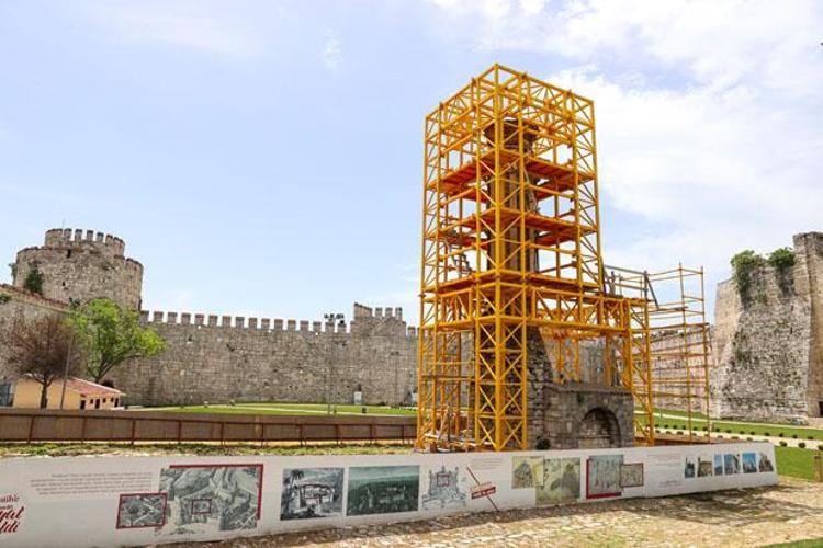 Yedikule Hisarı'nda Tarihi Restorasyon Çalışmaları