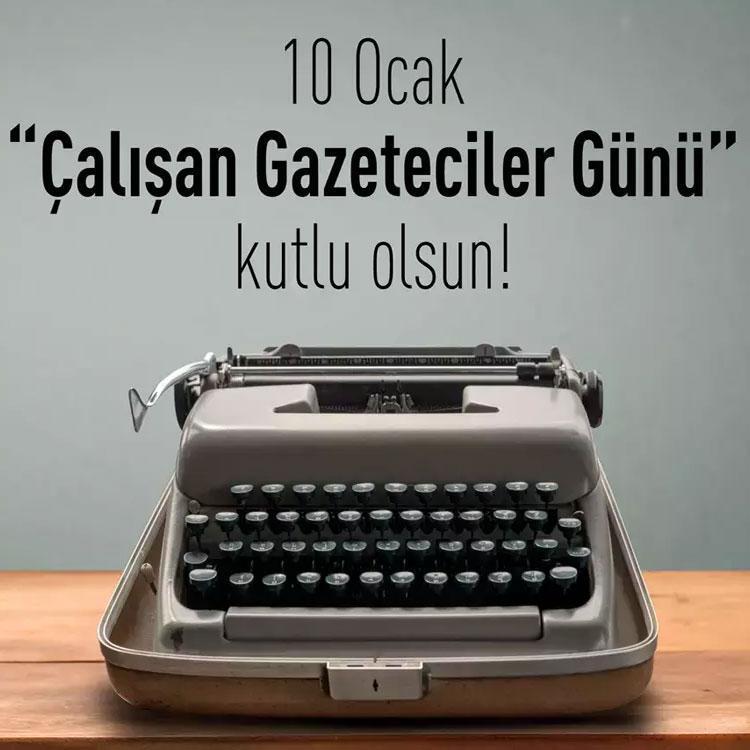 10 Ocak Çalışan Gazeteciler Günü Kutlaması