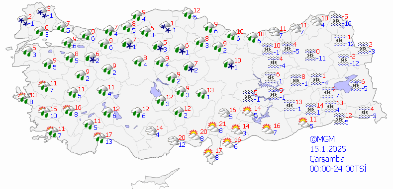 15 Ocak Okul Tatilleri ve Hava Durumu