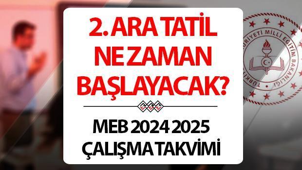 2024-2025 Eğitim Öğretim Yılı Ara Tatil Takvimi
