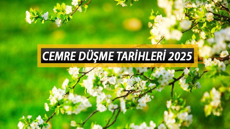 2025 Cemre Düşme Tarihleri