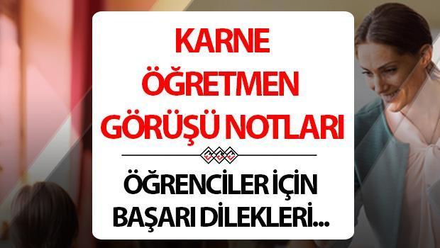 2025 Karne Öğretmen Notları ve Görüşleri