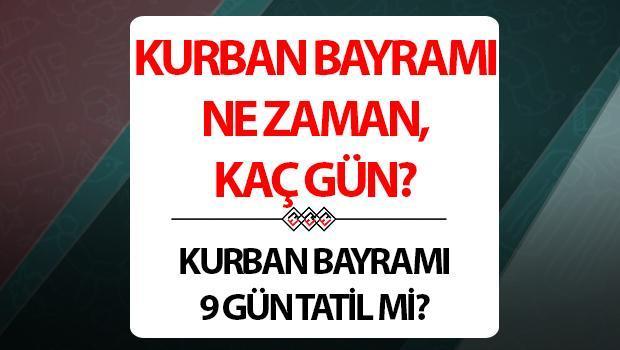 Kurban Bayramı 2025 Tarihleri