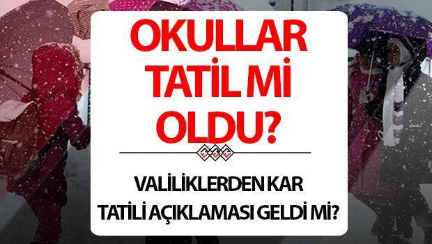 Bugün Okullar Tatil Mi? Nevşehir, Sivas ve Kayseri'de 5 Şubat'ta Okul Var Mı?