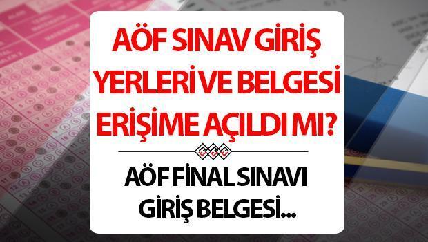 AÖF Final Sınavları Ne Zaman Yapılacak?