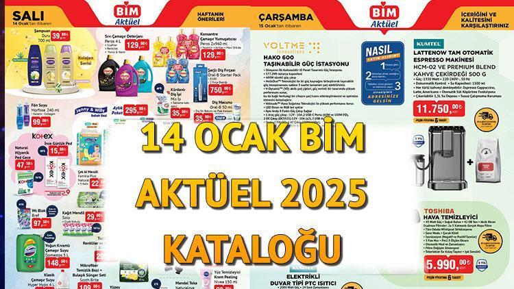 Bim Aktüel Ürünler Kataloğu (14-15-17 Ocak 2025)