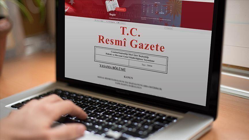 Bugünkü Resmi Gazete Kararları