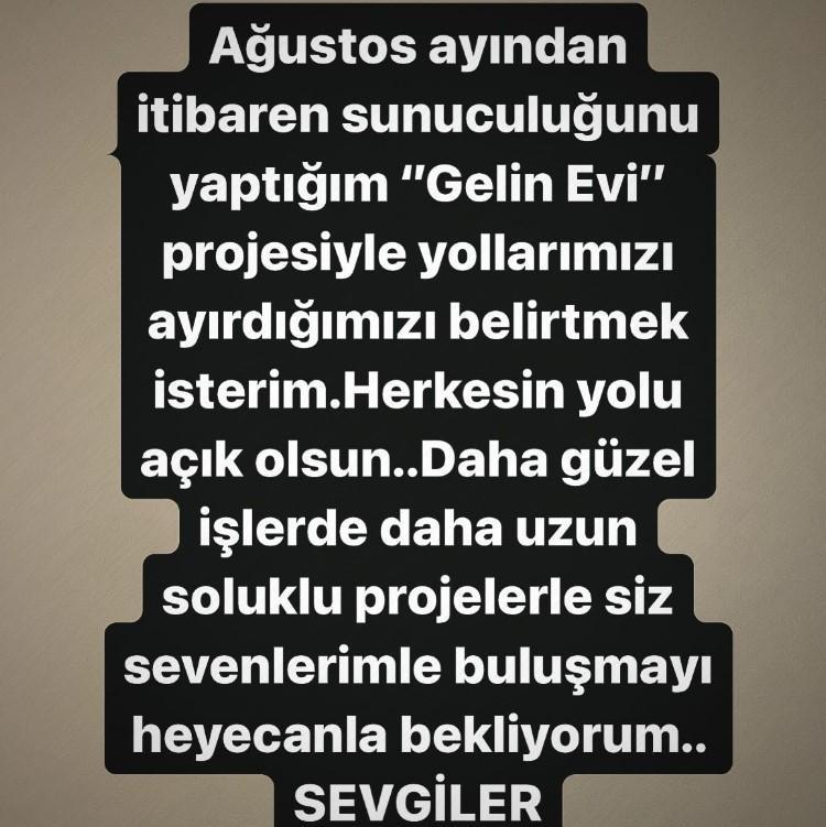 Ezgi Sertel Gelin Evi'nden Neden Ayrıldı?