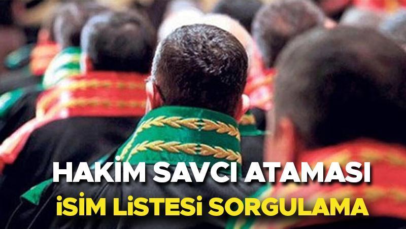 Hakim Savcı Atama Listesi Sorgulama