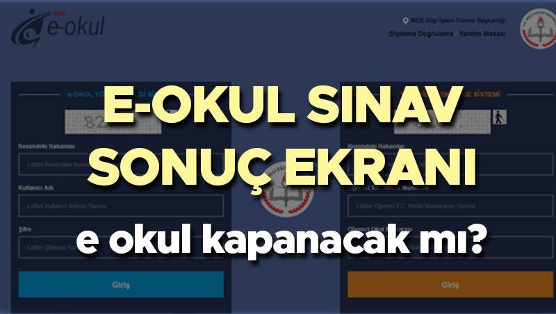 MEB E-Okul Kapanma Tarihleri ve 15 Tatil Bilgileri