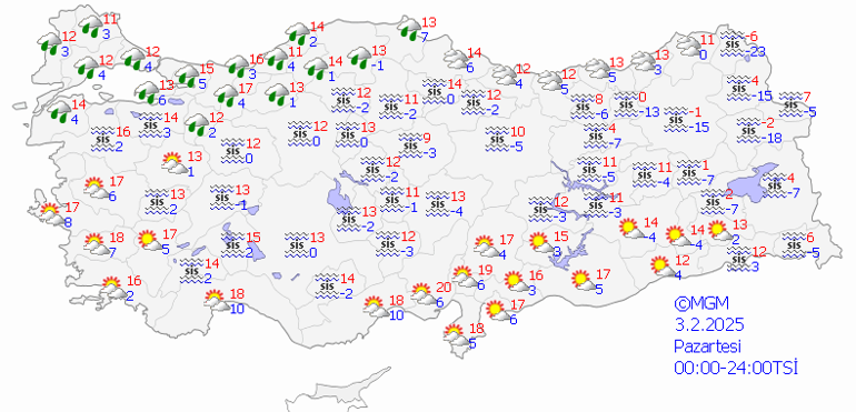 Meteoroloji Genel Müdürlüğü Hava Tahminleri