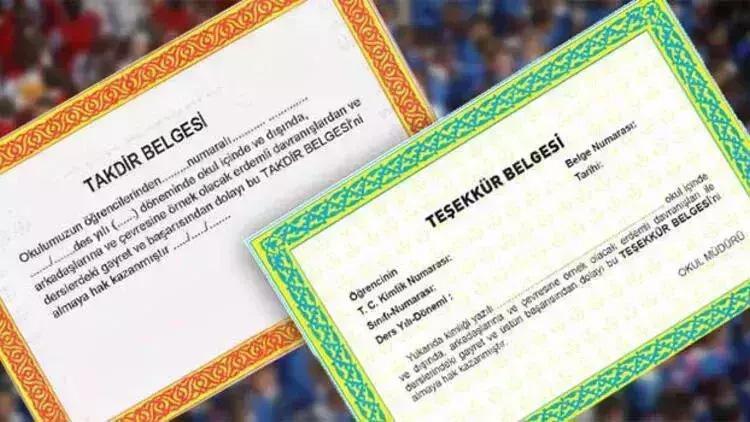 Öğrencilerin Karne Heyecanı: Onur ve Takdir Belgeleri