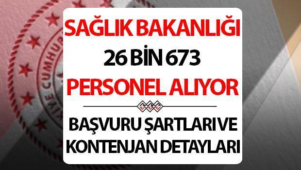 Sağlık Bakanlığı 26 Bin 673 Personel Alımı Başvuru Şartları ve Tarihleri