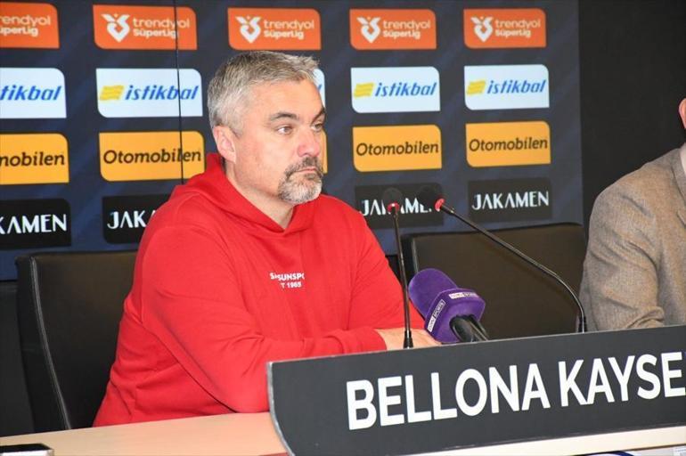 Samsunspor ve Kayserispor Teknik Direktörlerinin Maç Sonrası Değerlendirmeleri