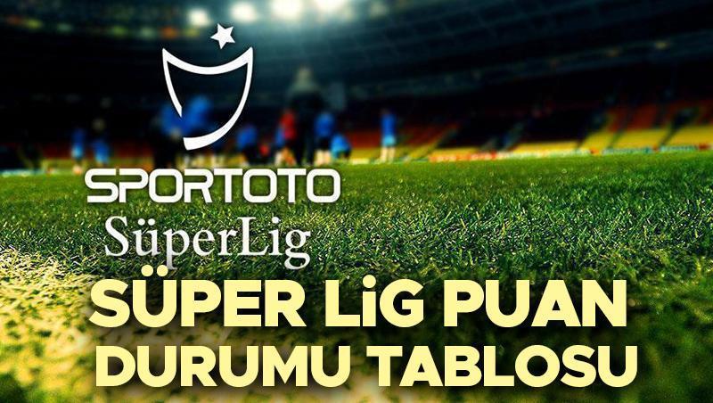 Süper Lig Güncel Puan Durumu (13 Ocak 2024)