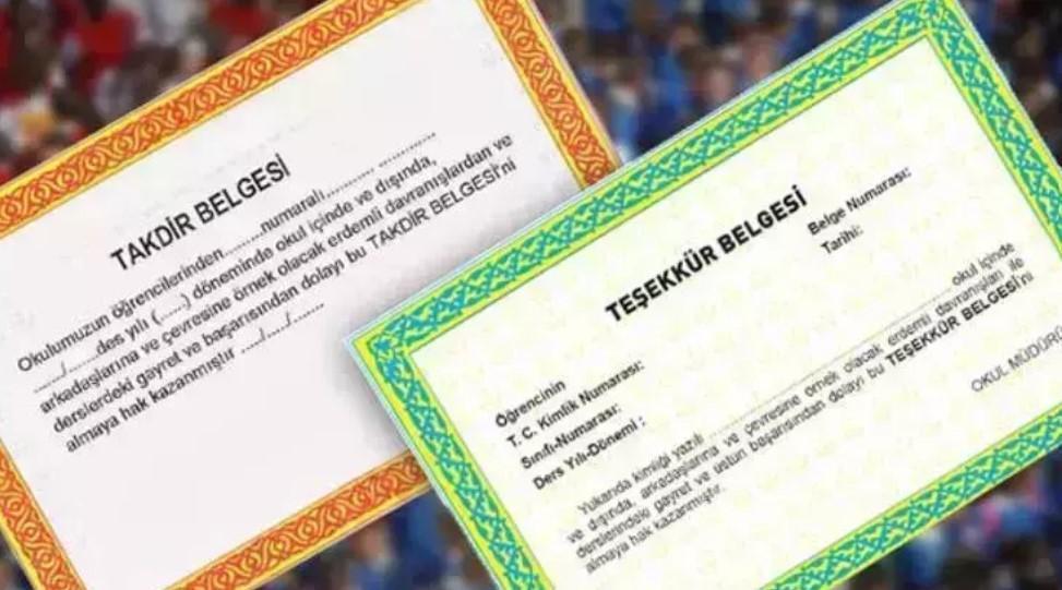 Takdir ve Teşekkür Belgesi Alma Kriterleri ve Hesaplama Yöntemleri