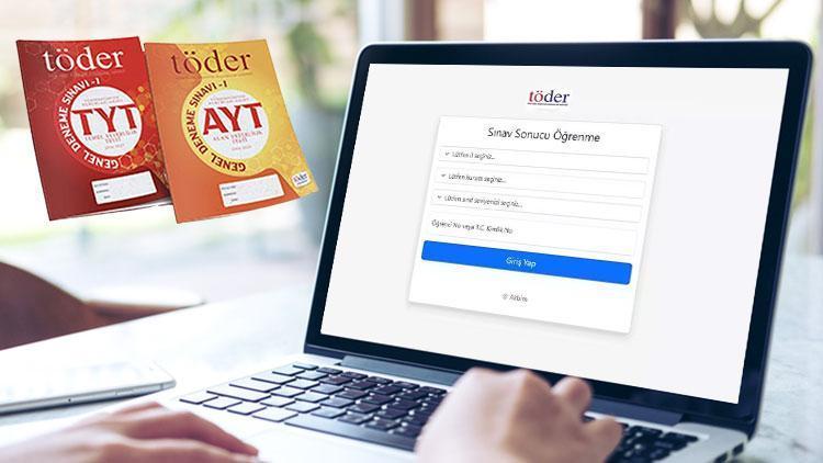 TÖDER YKS-1 (TYT-AYT) Deneme Sınavı Sonuçları ve Sıralama Ekranı