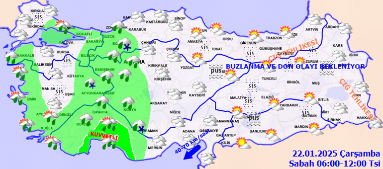 Türkiye Genelinde Hava Durumu Tahmini