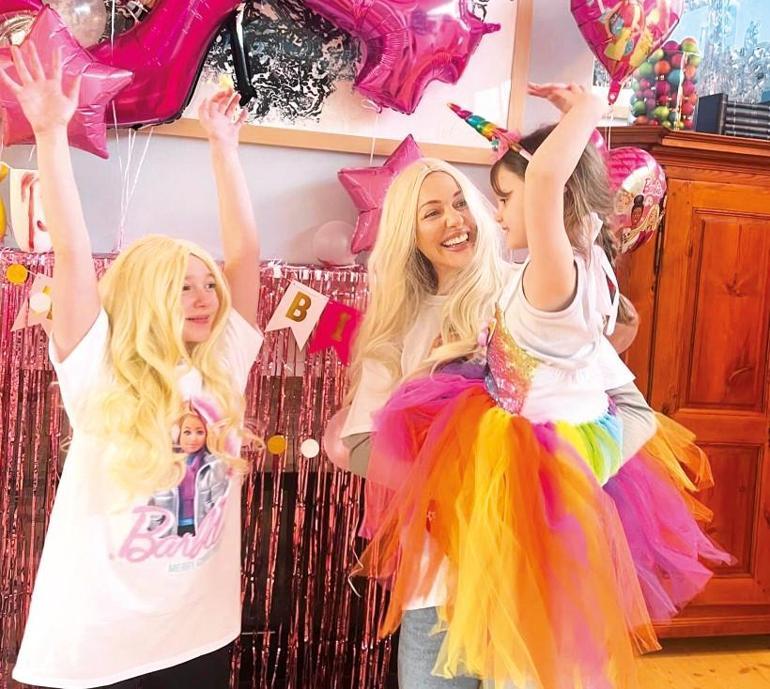 Meryem Uzerli'den 'Barbie' Temalı Parti